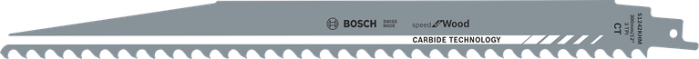 Пильне полотно Bosch S 1242 KHM для шабельної пилки по дереву.