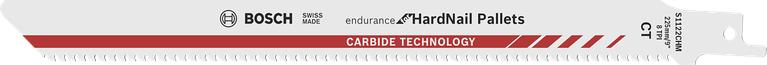 Пильне полотно Bosch Endurance для HardNail Pallets, твердосплавна технологія.