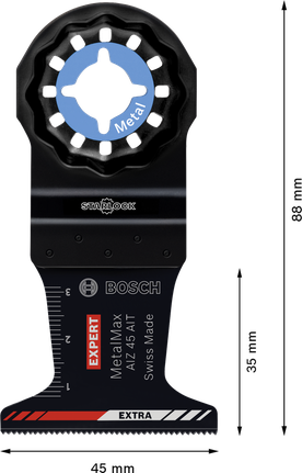 Карбідне лезо для мультиінструмента Bosch EXPERT MetalMax AIZ 45 AIT.