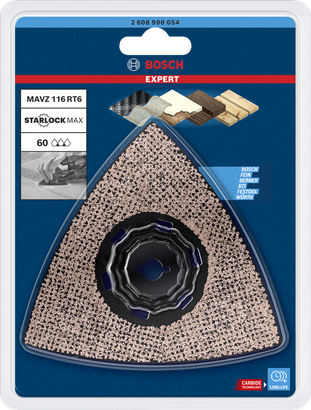 Шліфувальна пластина Bosch EXPERT MAVZ 116 RT6 116 мм.