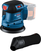 Ексцентрикова шліфувальна машина Bosch GEX 185-LI з пиловим фільтром.