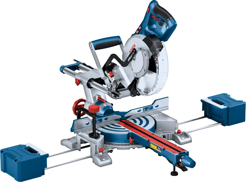 Торцювальна пилка Bosch GCM 305-216 D з розсувною планкою.