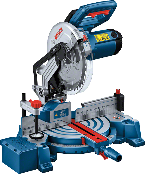Торцювальна пилка Bosch GCM 254 з прецизійною шкалою різання.