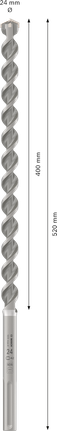 Свердло для перфоратора Bosch PRO SDS max-4 24x400x520 мм.