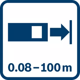  Значок Bosch MT GLM 100C дальність дії 0,05–100 м поз.