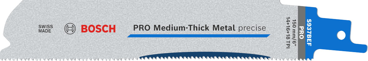 Прецизійне лезо Bosch PRO Medium-Thick Metal S937BEF.