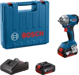 Акумуляторний ударний гайковерт Bosch GDS 18V-350 з кейсом.