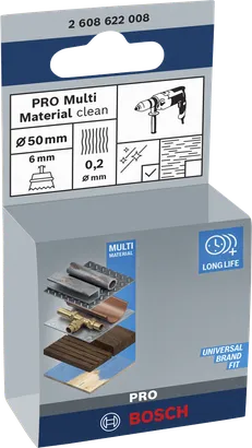 Щітка для очищення чашок Bosch PRO Multi Material 50×0,2 мм.