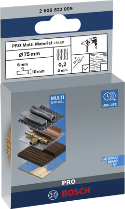 Дрітний круг Bosch PRO Multi Material 75×0,2 мм.