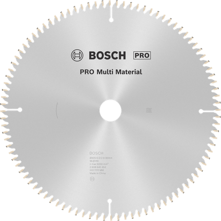 Дисковий пилковий диск Bosch PRO Multi Material, 96 зубців.