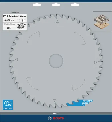 Пильне полотно Bosch PRO Construct Wood 400 мм.