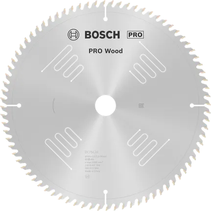 Дискове пильне полотно Bosch PRO Wood 305 мм T80 для тонкого різання.