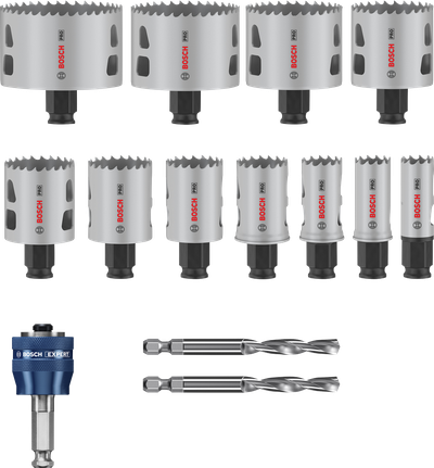 Набір коронок Bosch PRO Multi Material PC Plus, 14 предм.