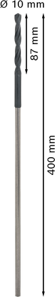 Монтажне свердло Bosch PRO Wood HSS 10x400 мм.