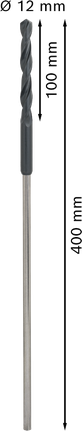 Монтажне свердло Bosch PRO Wood HSS 12x400 мм.