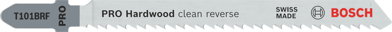 Пиляльне полотно для лобзика Bosch PRO Hardwood Clean Reverse T101BRF.