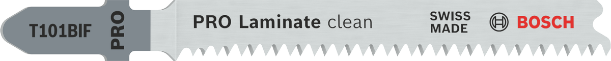 Полотно для лобзика Bosch PRO Laminate clean T101BIF, заточені зубці.