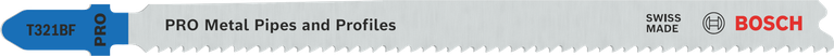Пиляльне полотно для лобзика Bosch PRO Metal Pipes and Profiles T321BF BIM.