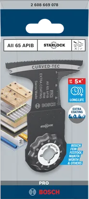 Лезо мультитулу Bosch PRO AII 65 APIB 65×40 мм.