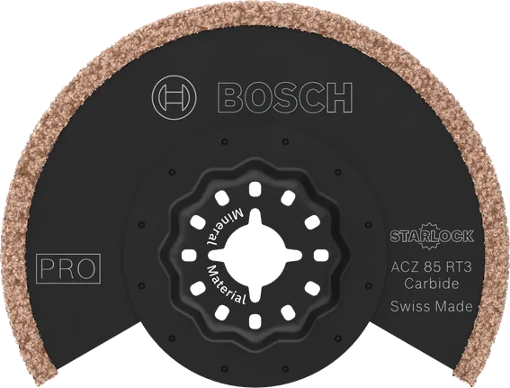 Карбідний диск для мультиінструмента Bosch PRO ACZ 85 RT3, 85 мм.