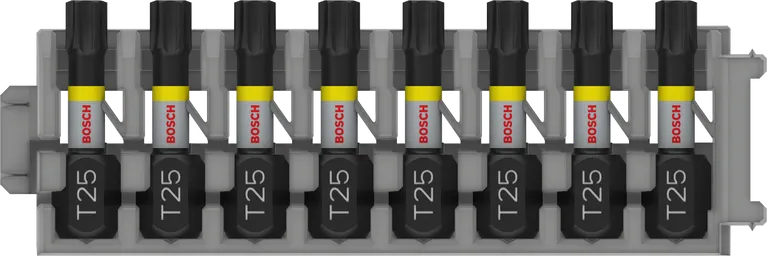 Набір ударних біт Bosch PRO Torx T25 25 мм, 8 предметів.