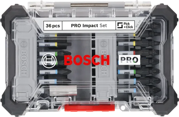Набір біт для викрутки Bosch PRO Impact, 36 предм.