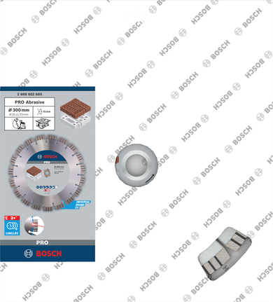 Абразивний алмазний диск Bosch PRO 300×20/25,4 мм.