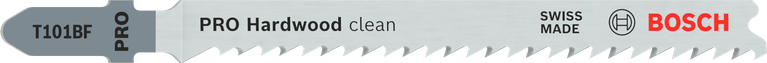 Пильне полотно для лобзика Bosch PRO Hardwood clean T101BF для тонкого різання деревини.
