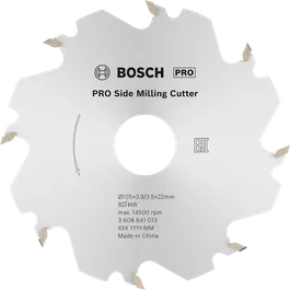Фреза бокова Bosch PRO, 105 мм, 8 зубців.