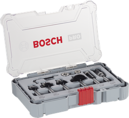 Набір фрез Bosch PRO для обробки країв та обрізки 8 мм, 6 предм.