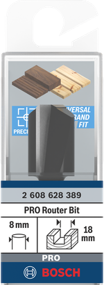 Пряма фреза Bosch PRO 8 мм 18 мм.