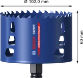 Твердосплавна коронка Bosch EXPERT Multi Material 102 мм.