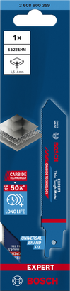Пильне полотно Bosch EXPERT «Тонкий міцний метал» S 522 EHM.