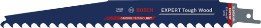 Пильне полотно Bosch EXPERT Tough Wood S 1142 KHM для швидкого різання деревини.