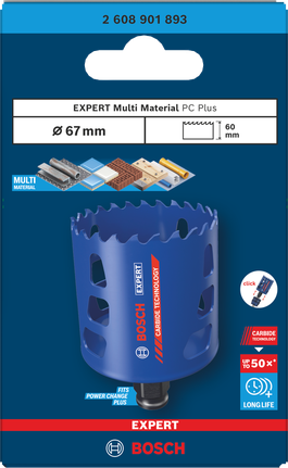 Кільцева пилка Bosch EXPERT Multi Material 67×60 мм.