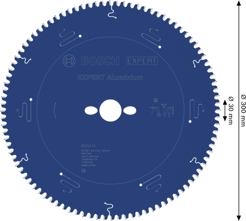 Алюмінієве дискове пильне полотно Bosch EXPERT, діаметр 300 мм.