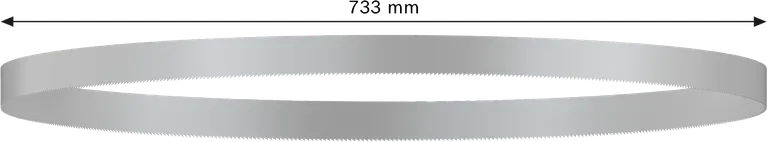 Пильне полотно для стрічкової пилки Bosch PRO CB2824 733 мм, тонке, 24 зубці на дюйм.