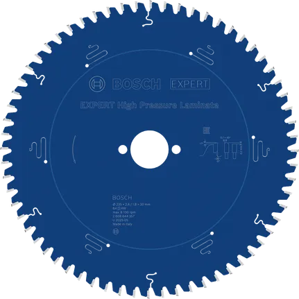 Дискова пилкова пилка високого тиску для ламінату Bosch EXPERT, 235 мм.