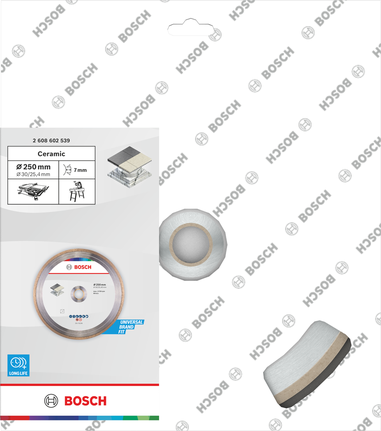 Керамічний відрізний диск Bosch 250 мм для плиткорізів.