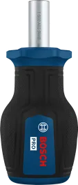 Викрутка Bosch PRO з коротким бітами та ергономічною ручкою.