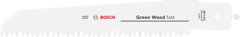Лезо Bosch Green Wood fast M1131L з гострими зубцями.