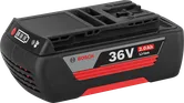 Paquete de baterías de iones de litio Bosch 36 V 2,0 Ah.
