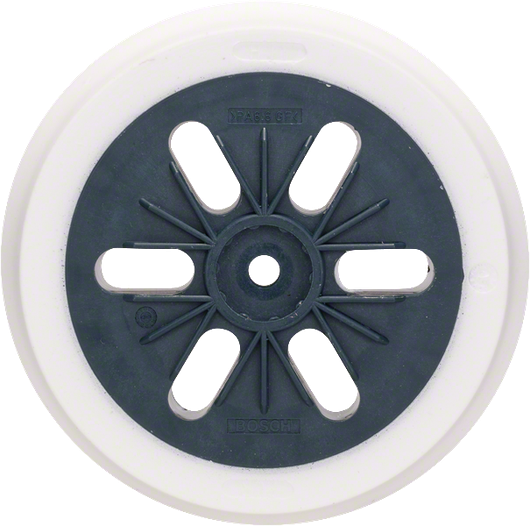 Plato lijador duro Bosch de 150 mm para un acabado preciso.