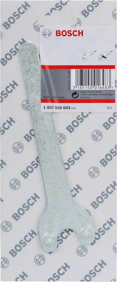 Llave de dos agujeros recta Bosch.
