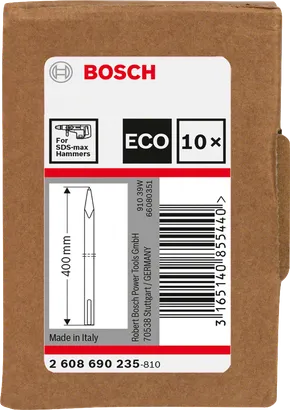 Pack cincel Bosch SDS-max ECO 400mm.