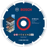 Disco de corte de metal con diamante Bosch EXPERT de 180 mm.
