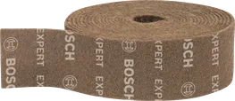 Rollo de vellón Bosch EXPERT N880, grano grueso, marrón, para lijado a mano.