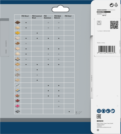 Hoja de sierra circular Bosch PRO Wood 184 x 2,5 x 16 mm.