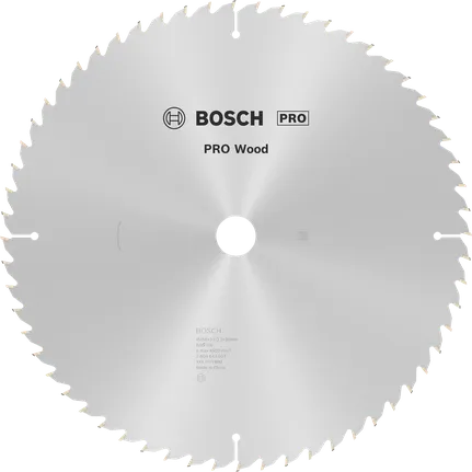 Hoja de sierra circular Bosch PRO Wood de 356 mm para cortar madera.