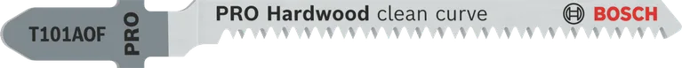 Hoja de sierra de calar Bosch PRO Hardwood Clean Curve T101AOF.